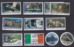 New Zealand Universal Mail Private Post Accumulation of Used Stamps
