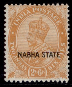 INDIAN STATES - Nabha GV SG65, 2a 6p orange, LH MINT.