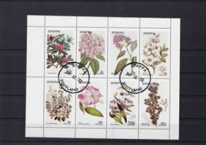 Staffa Scotland  popular plants & flowers stamps sheet1972  ref R40