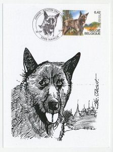 Maximum card Bulgaria 2002 Dog - Bouvier