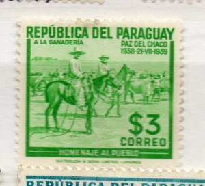 Paraguay 1940 Early Issue Fine Mint Hinged $3. NW-175813