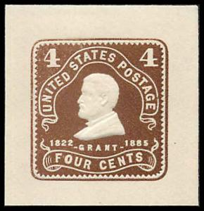 U390 Mint Full Corner Cut Square 37 x 38