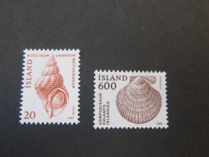 Iceland 1982 Sc 552-53 set MNH