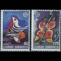 GREECE 1989 - Scott# 1657-8 Europa Set of 2 NH