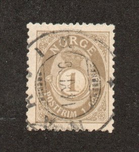 Norway - Sc# 47a Used - Perf 13 1/2 x 12 1/2       /        Lot 0924298