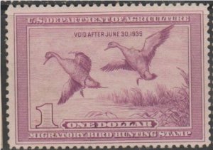 U.S. Scott #RW5 Duck Stamp - Mint NH Single