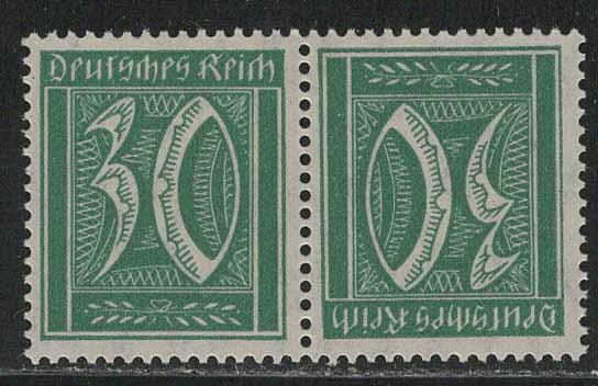 Germany Scott # 141a, mint nh, tete beche, Mi# K6