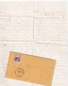 1865, Civil War; Ft. Laramie, Dakota Terr. to Belfast, OH, See Remark (M5068)
