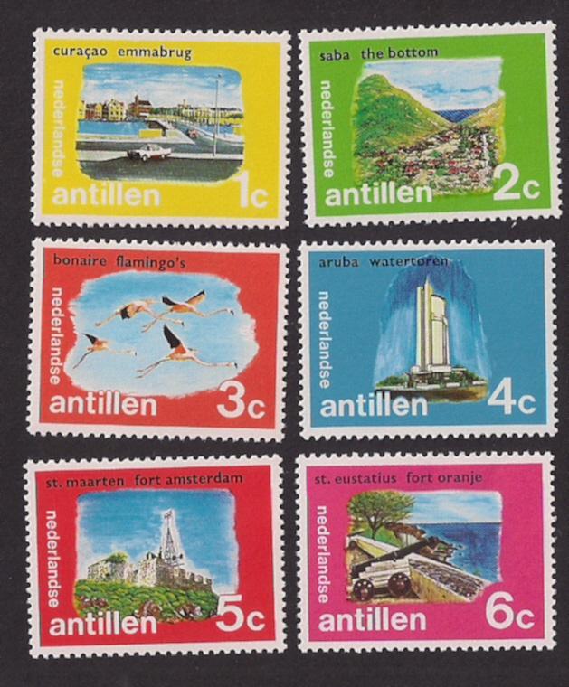 Netherlands Antilles #331-336 Mint NH Island Set