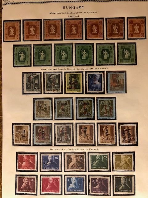 Hungary All Different 788 thru 855 in Mounts - $$$