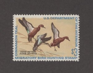 RW38 - Federal Duck Stamp. Single. MNH. OG.  #02 RW38b