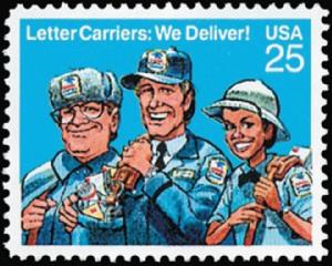 2420 Letter Carriers F-VF MNH single stamp