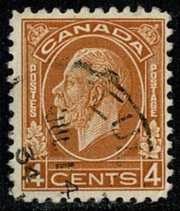 Canada #198 4c king used