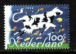 Netherlands-Sc#873- id7-unused NH set-Cows-1994-