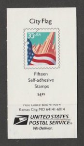 U.S. Scott Scott #3278a//3278c BK275 American Flag Stamp - Mint NH Booklet