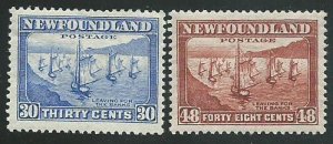 Newfoundland 198-99   Mint  VF   1932-37   PD