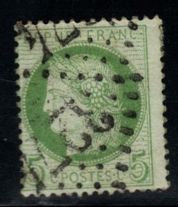 FRANCE Scott 45 Used Ceres Bordeaux issue 1871