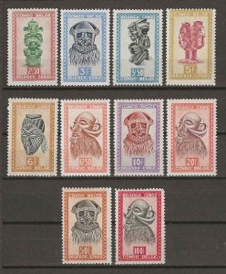 BELGIAN CONGO 1947 SG 284/91 MNH Cat £67.50