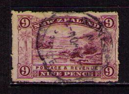 NEW ZEALAND Sc# 117 USED F River Pink Terrace Rotomahana