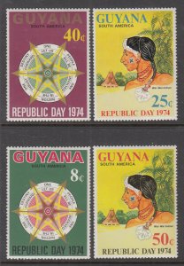 Guyana 188-191 MNH VF