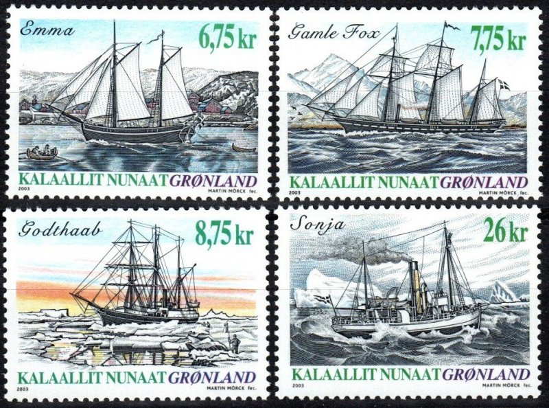 Greenland #416-9  MNH CV $19.25 (X1248)