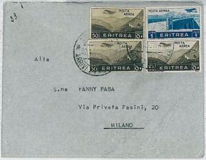 31066 ITALIAN COLONIES - ERITREA: AIRMAIL ENVELOPE 1938 #5-