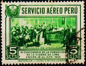 Peru. 1935 5c S.G.559 Fine Used