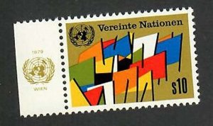 United Nations-Vienna;  Scott 6; 1979; Unused; NH