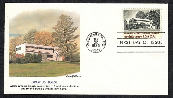 2021 American Architecture Unaddressed Fleetwood FDC