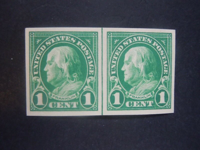 #575 #576 #577 Imperforated Line Pairs MNH OG VF CV $40.00  #9 Incs New Mounts
