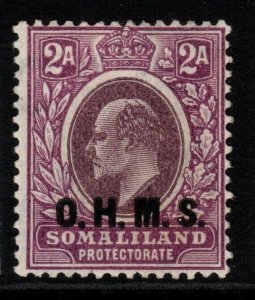 SOMALILAND SGO14 1905 2a DULL & BRIGHT PURPLE MTD MINT