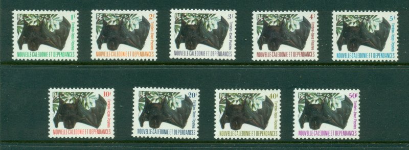 New Caledonia 1983 Postage Dues Bats MUH