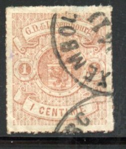 Luxembourg # 17, Used. CV $ 8.00