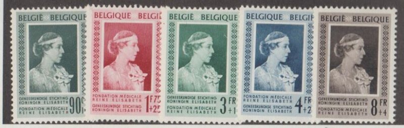 Belgium Scott #B498-B502 Stamps - Mint Set