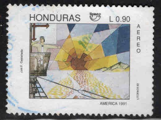 Honduras  Scott C827 Used airmail stamp