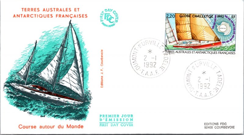 French Southern and Antarctic Terr., Polar, Worldwide First Day Cover, Ships