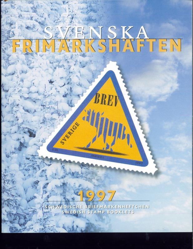 1997 Sweden Swedish Official Booklet Postage Stamp Yearset Collection Svenska