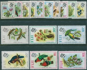 Fiji 1971 SG435-450 Birds and Flowers set MNH