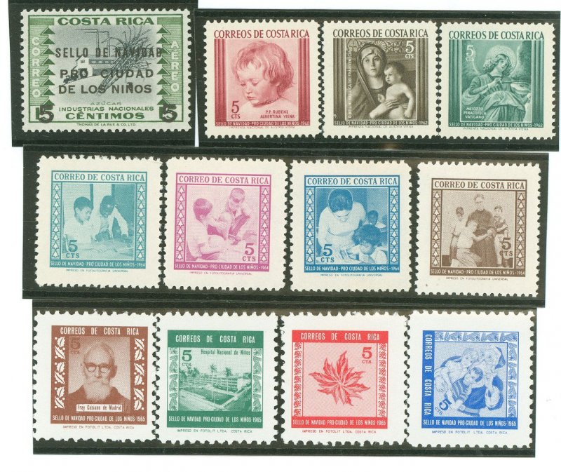 Costa Rica #RA11/RA27 Unused Single