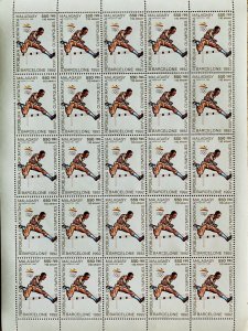 Full Sheets of Stamps Complete Set O.G Barcelona 92/ J.0 Barcelone 92