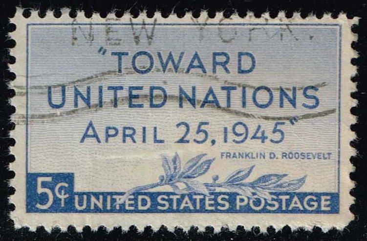 US #928 United Nations Conference; Used (0.25)