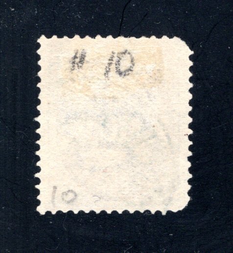 Danish West Indies #10,  F/VF,  Used  CV $25.00 ....1630058