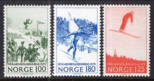 Norway 741-743 Skiing MNH VF