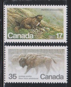 Canada, Endangered Wildlife (SC# 883-884) MNH SET