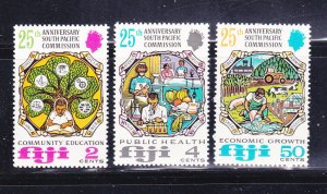 Fiji 324-326 Set MNH South Pacific Commission (B)