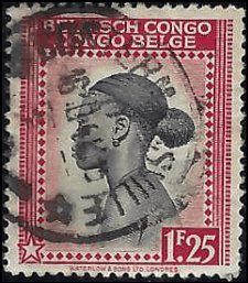 BELGIAN CONGO   #216 USED (3)