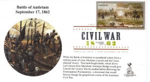 Civil War Sesquicentenni FDC, w/ DCP cancel,  #2 of 2