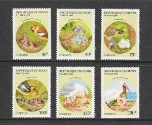 BIRDS - BENIN #780-5   MNH