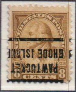 U.S. Precancel - Rhode Island, Pawtucket - 8 Cent