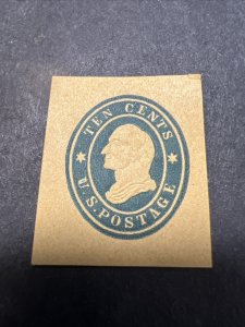 Scott# U33 Washington Unused Cut Square-1861-US